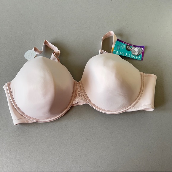 Vanity Fair Women 44DD Plus Beauty Back Full Figure Underwire Smoothing Bra NWT - Picture 3 of 8